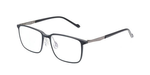 Air Light Modell I1960 Brille mit Qualitätsgläsern, Farbe: Schwarz/Matt Gun